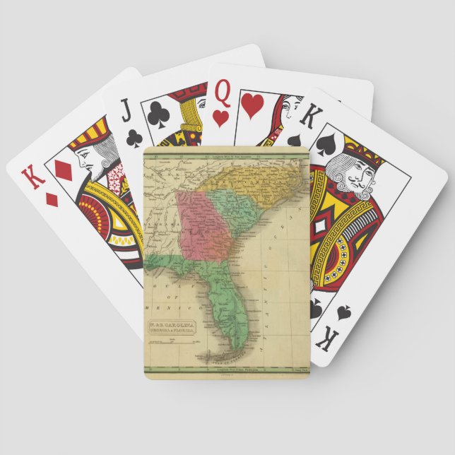Baralho N. & S. Carolina. (Verso)