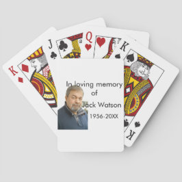 Baralho Na memória amorosa do ano do nome, foto do funeral