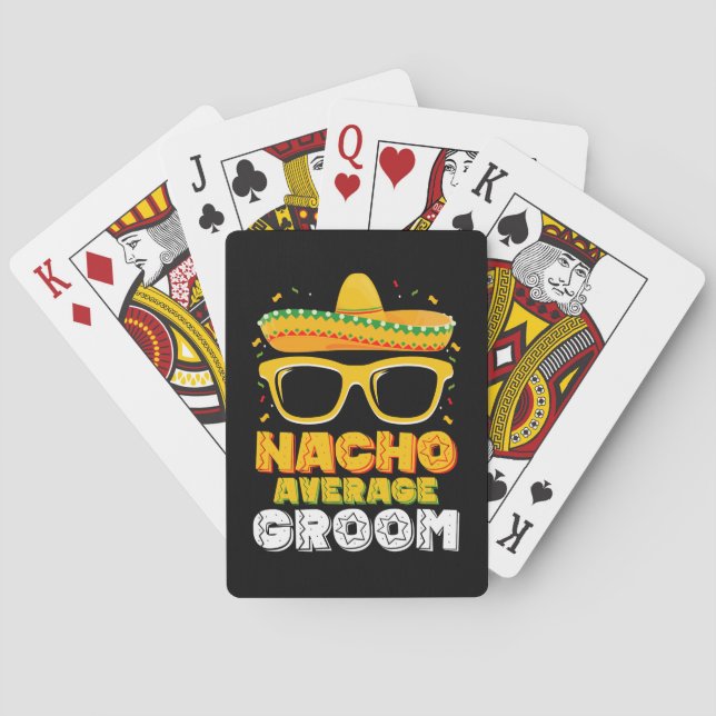 Baralho Nacho Média de Casamento de Groom Cinco de Mayo (Verso)