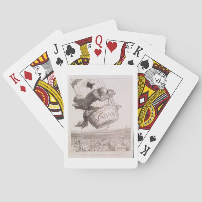 Baralho Nadar (1820-1910) elevando a fotografia ao hei (Verso)