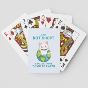Baralho Não Curto, só para baixo para a Terra - Humor Gato