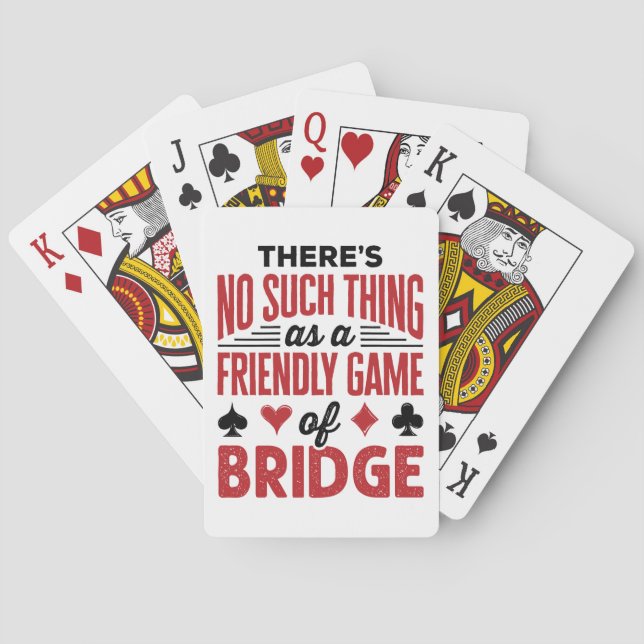 Baralho Não existe tal coisa como um jogo amigável de pont (Verso)