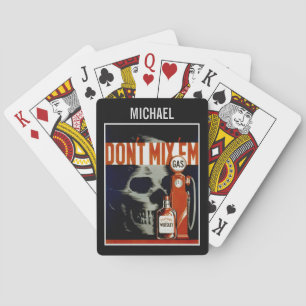 Baralho "Não os Misture", cartões personalizados de jogos 