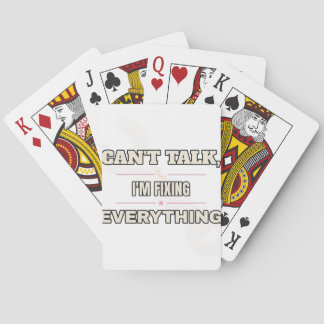 Baralho Não Posso Falar, Estou Consertando Tudo — Cartas d