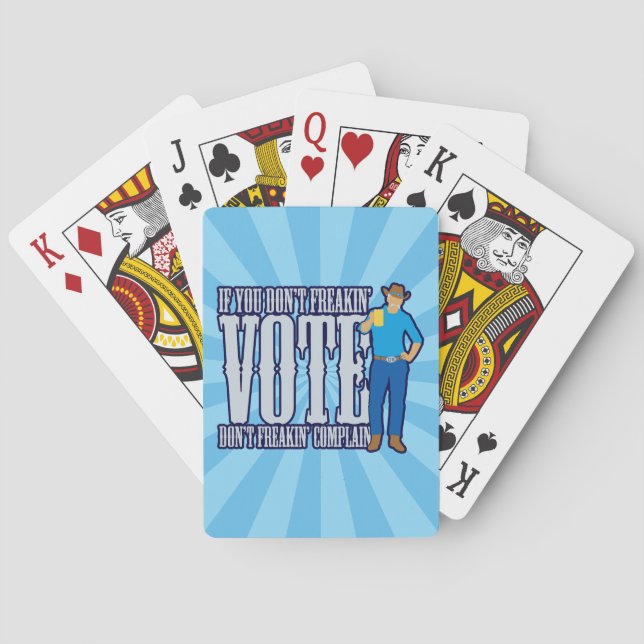 Baralho Não VOTE Não Reclamar (Verso)