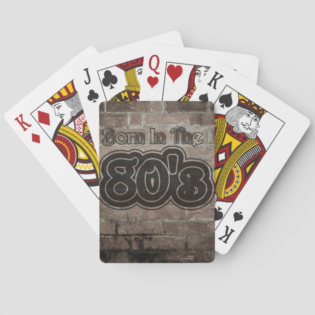 Baralho Nascer Vintage No anos 80 (Verso)
