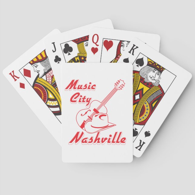 Baralho Nashville. Cidade da Música (Verso)
