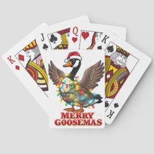 Baralho Natal Alegre dos Gansos, Ganso Engraçado do Natal