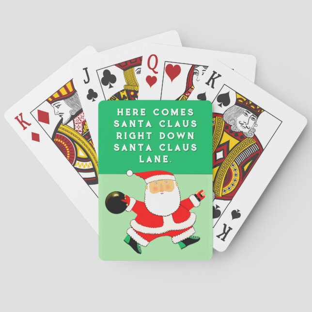 Baralho Natal de Boliche (Verso)