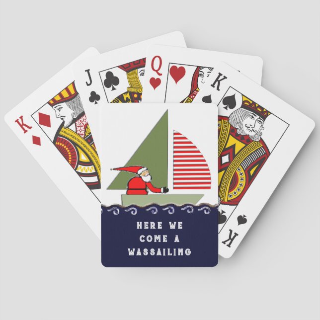 Baralho Natal Divertido de Vela (Verso)