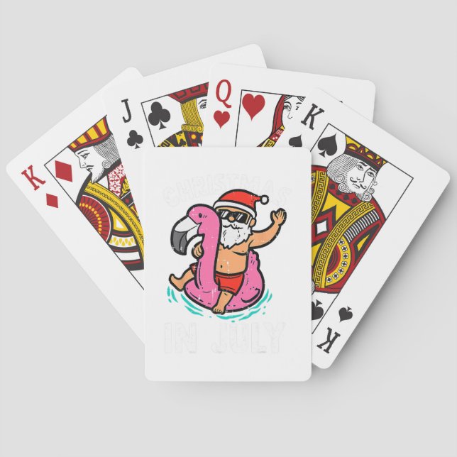 Baralho Natal Em Julho Sem Cookies Apenas Cocktails Verão (Verso)