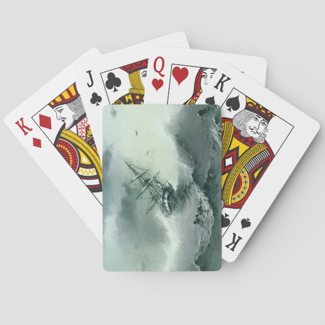 Baralho Naufrágio (por Ivan Aivazovsky) (Verso)