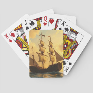 Baralho Navio Dourado