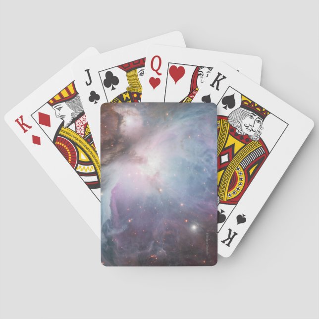 Baralho Nebula Orion Astronomy blue castanho, estrelas do  (Verso)