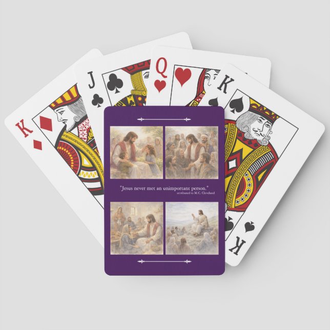 Baralho Nenhuma pessoa sem importância (Verso)