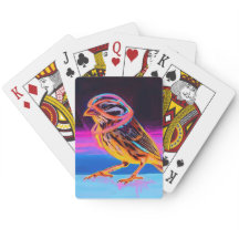 Neon Sparrow com Acentos Brilhantes