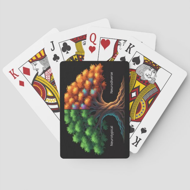 Baralho Neurotypical vs. Neurodiverse (Verso)