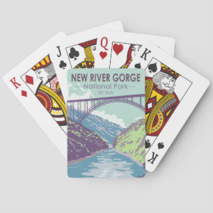 Baralho New River Gorge National Park West Virginia Bridge