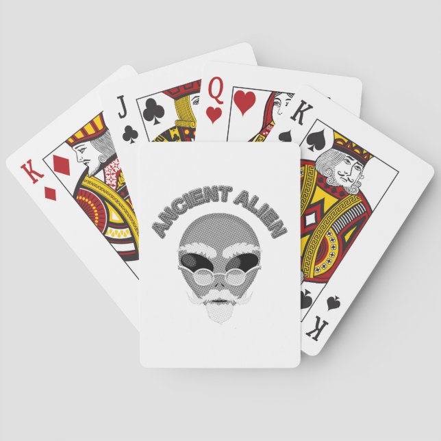 Baralho Newsprint da Alienígena antiga (Verso)