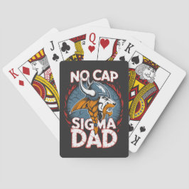 Baralho No Cap Sigma Dad Viking Graphic Tee for Fathers