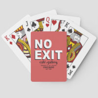 No Exit Café, Gallery, Chicago - Jogando Cartões