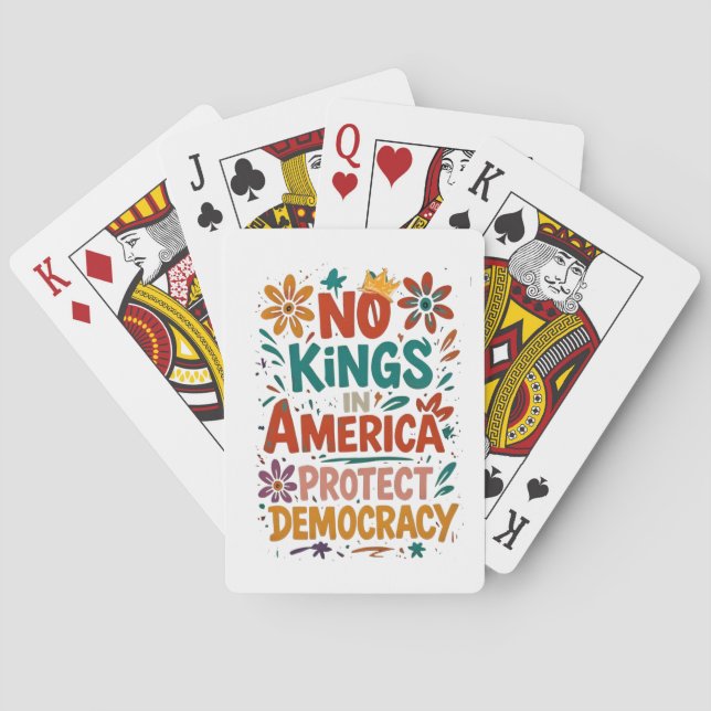 Baralho No King In America American Democracy  (Verso)