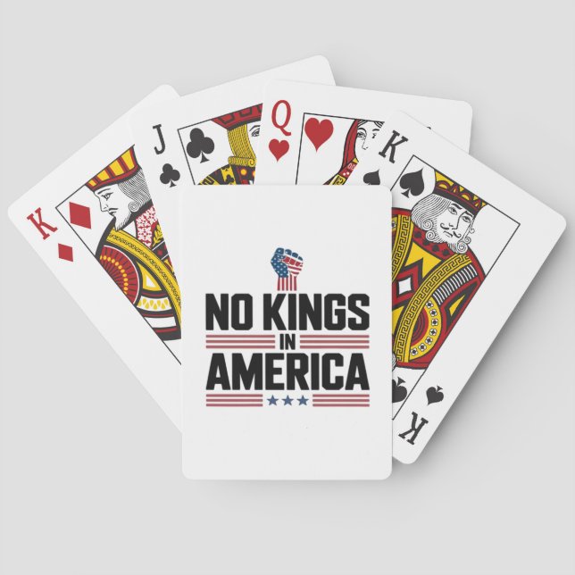 Baralho No Kings In America USA Retro Classic (Verso)