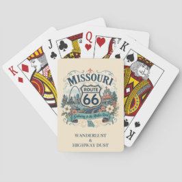Baralho Noite de Jogo da Estrada Missouri Route 66 Wanderl