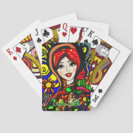 Baralho Noite de Jogo do Casal Personalizada Lady Luck 3