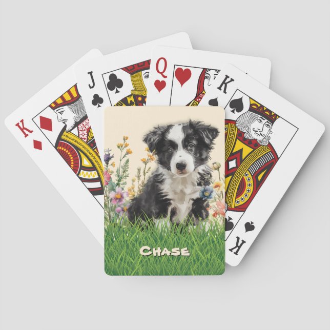 Baralho Nome do Cão Border Collie (Verso)