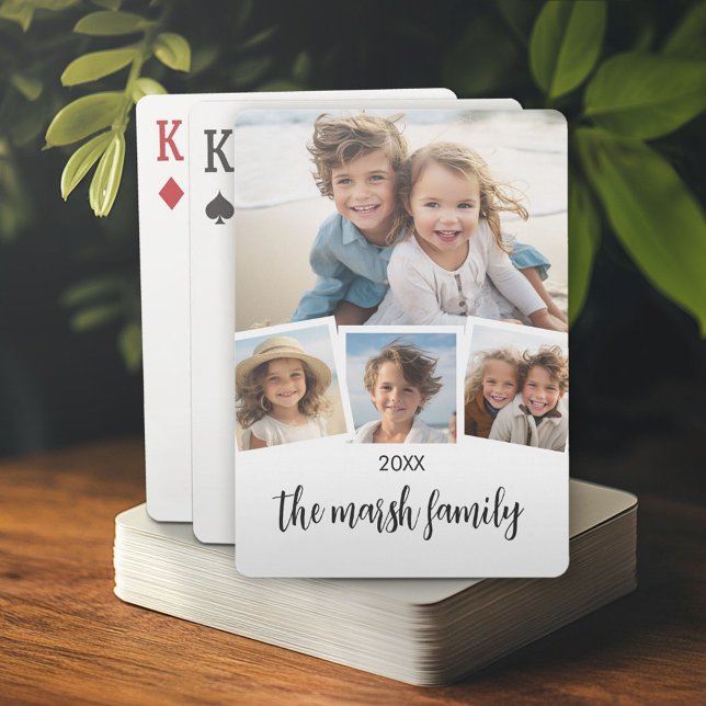 Baralho Nome do Script de Colagem de Fotos da Tendência 4  (Custom Poker Playing Cards)