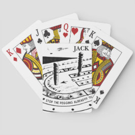 Baralho Nome Jack Personalizado | Cribbage