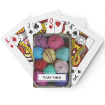 Nome personalizado de tricô de Yarn colorido