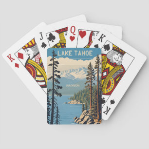 Baralho Nome Personalizado Lago Tahoe