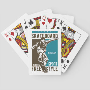 Baralho Nome personalizado Skate