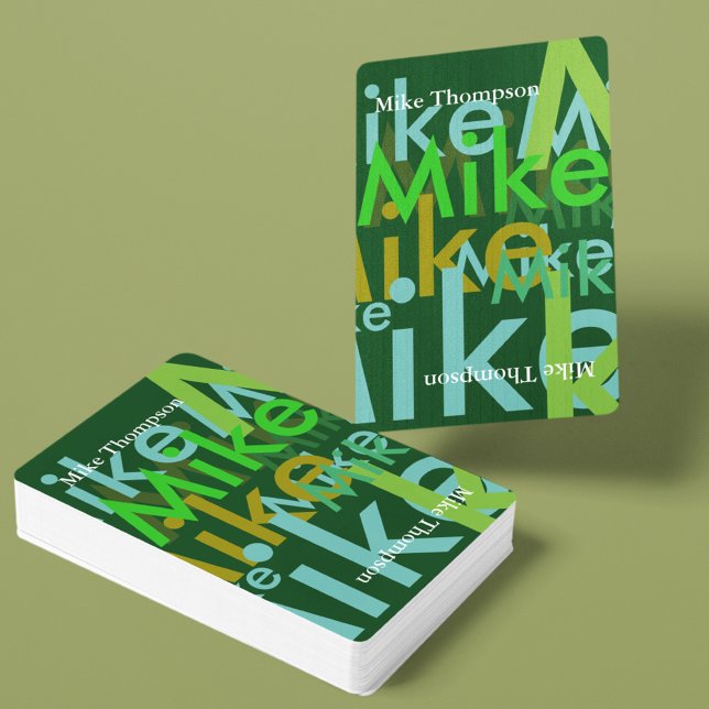 Baralho Nomes verdes de cores (custom name)