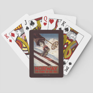 Baralho Noruega - a casa do esqui