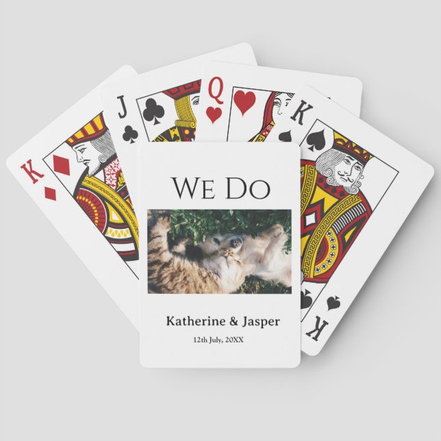 Baralho Nós fazemos noivado de casamento nome de animal fo (Verso)