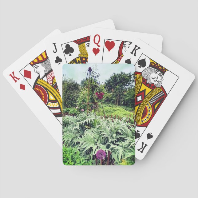 Baralho Nos jardins (Verso)