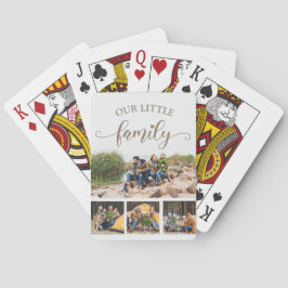 Baralho Nossa Pequena Família 4 Colagem de Fotos