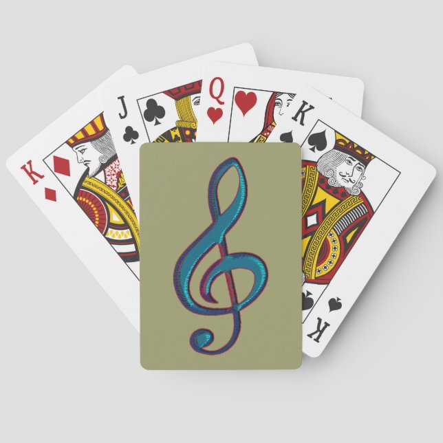 Baralho nota musical (Verso)