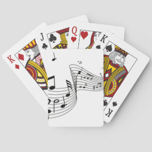 Baralho Notas de música em branco