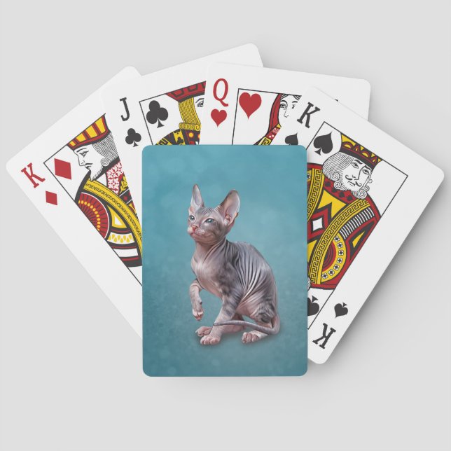 Baralho Notebook Sphynx kitten (Verso)