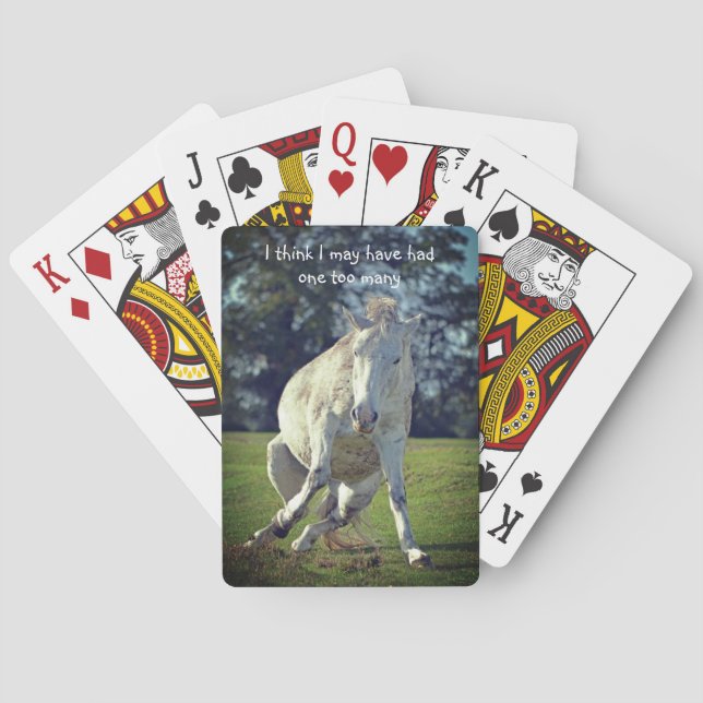 Baralho Nova Floresta Branca Pose Engraçada (Verso)