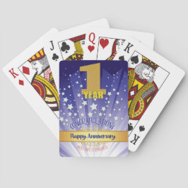 Baralho Numeração de Negrito de Aniversário de Recuperação