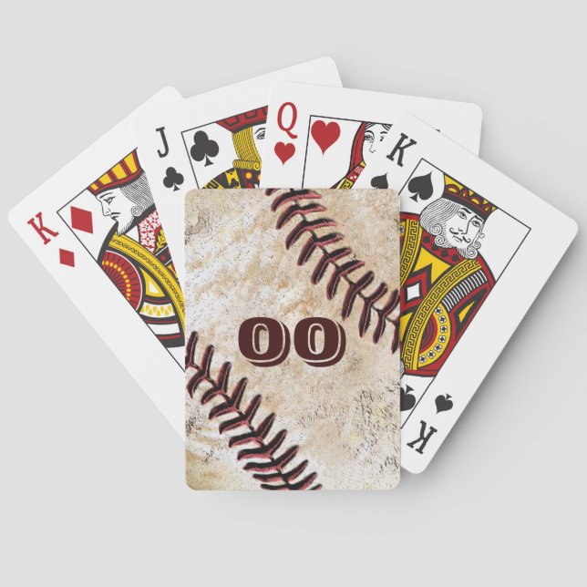 Baralho NÚMERO DA CAMISA DE JOGADORES em Cartas de Jogar d (Verso)