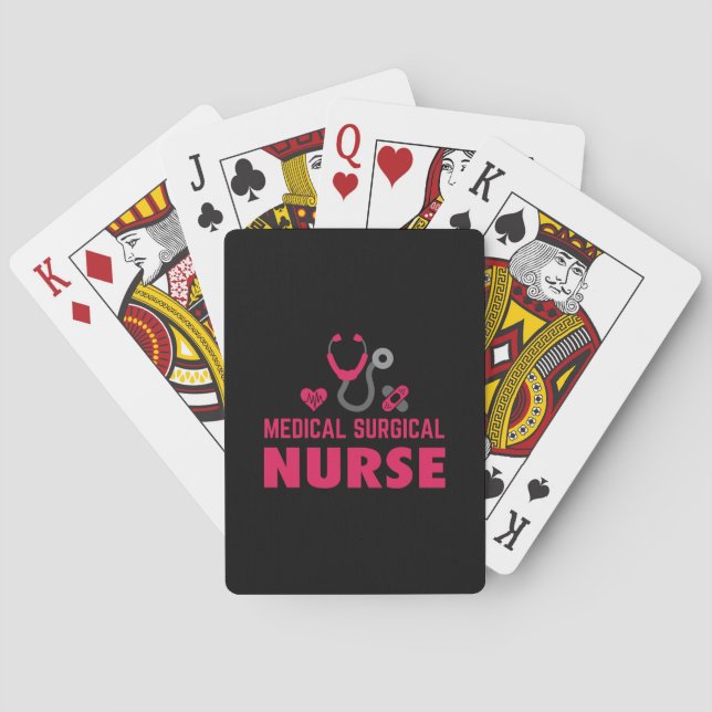 Baralho Nurse Gift | Medical Surgical Nurse (Verso)
