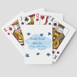 Baralho Nuvens azuis brilham Twinkle Pequena Exibição de B