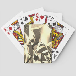 Baralho O bege listra sobre a imagem marrom com garoa