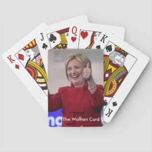 Baralho O cartão da mulher - Hillary Clinton